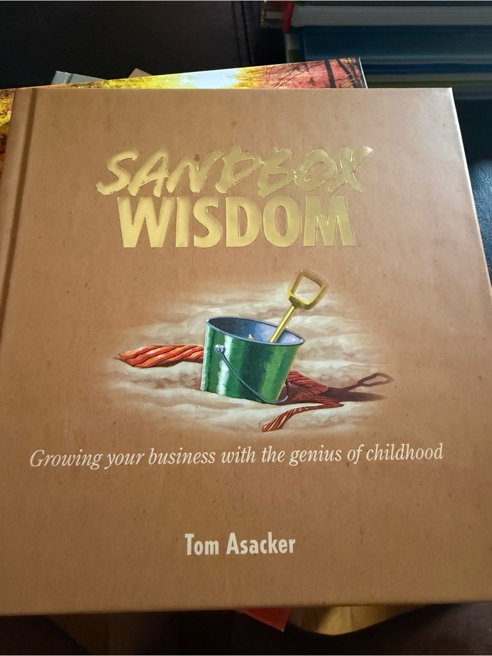 Sandbox Wisdom Hardcover Book - Green Accent
